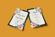 Balootic Wedding Invitation Template, an Invitation Template by dokudokunomi (Thumbnail 2 of 4)