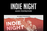 Indie Night Music Poster Template, a Flyer Template by lingard design (Thumbnail 2 of 3)