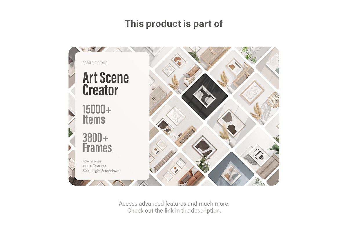 Mini Fame Mockup Creator 3, a Print Template by Ceacle Mockup (Photo 3 of 3)