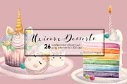 UNICORN DESSERTS, a Graphic by AJDA ART (Thumbnail 2 of 5)