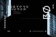 Atom - Sharp edge Future Scifi font, a Sans Serif Font by MoonBandit (Thumbnail 2 of 8)