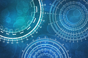 200 Logarithmic Futuristic Circles, a Brush Add-On by xresch (Thumbnail 6 of 9)