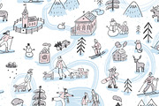 Winter, a Pattern Graphic by GooseFrol (Thumbnail 4 of 8)