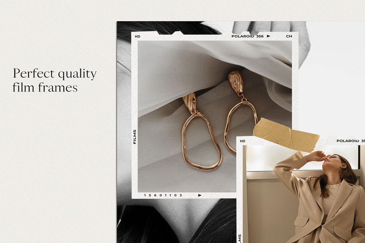CANVA & PS / Film Frames premium, a Social Media Template by Simple có (Photo 3 of 10)
