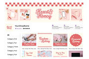 Pink Etsy Shop Branding Kit, a Branding & Logo Template by Anna Design Studio (Thumbnail 6 of 6)