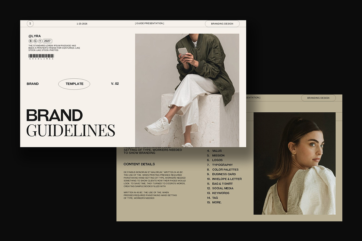 Brand Guidelines Template, a Presentation Template by slidestock55 (Photo 7 of 12)