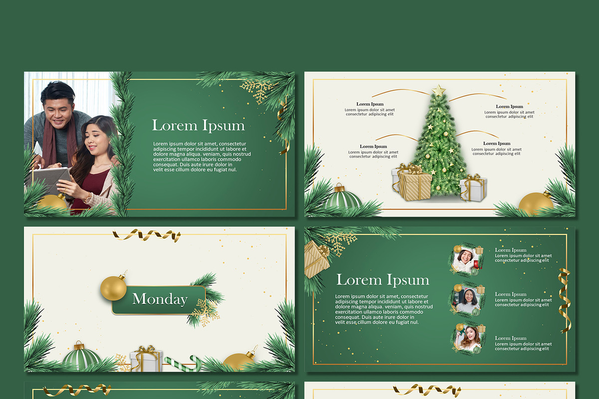 Christmas Presentation Template, a Presentation Template by SKY CREATION