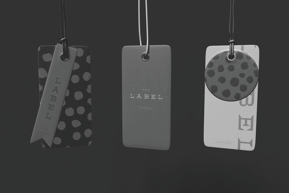 Rectangular Labels Mockup, an Advertising Mockup by skybluecreative (Photo 3 of 3)