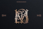 MB BM Wedding Monogram Logo, a Branding & Logo Template by LogoAV (Thumbnail 1 of 6)