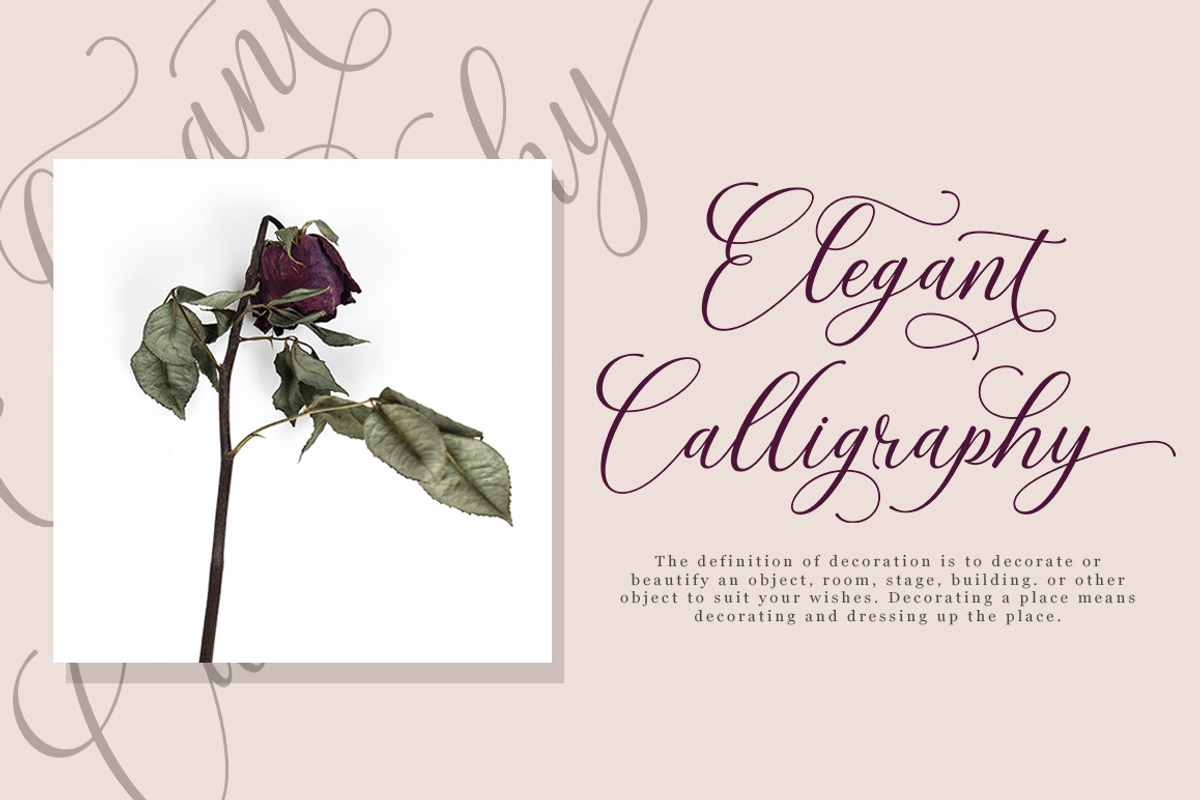 Magnolias Script, a Script Font by Suza Studio (Photo 2 of 10)