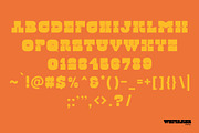 WHITAKER DISPLAY, a Slab Serif Font by Midnight Grim (Thumbnail 4 of 5)