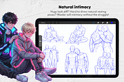 200+ BL Couple Poses Procreate Stamp, a Brush Add-On by Selentaori Studio (Thumbnail 6 of 11)