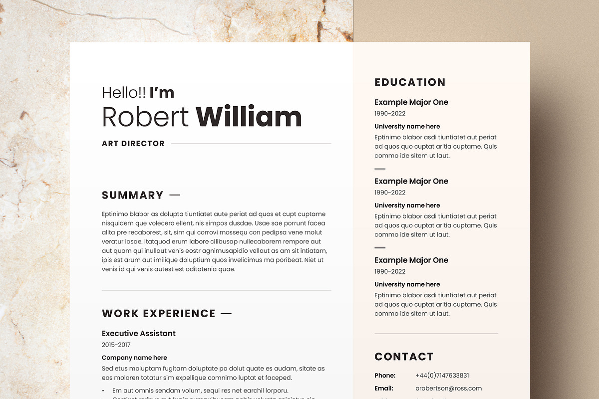 ATS Compatible Resume Template