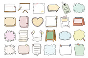 96 banner and paper vector set, an Object Graphic by Pinkbrush (Thumbnail 4 of 5)