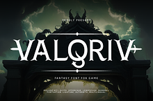 Valqriv - Fantasy Font