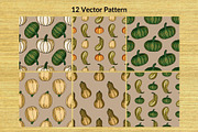 Autumn Harvest: Pumpkin & Squash, a Pattern Graphic by Elatedowl (Thumbnail 2 of 13)