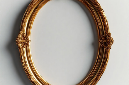 Gold frame stock image, an Abstract Photo by ComfortQ