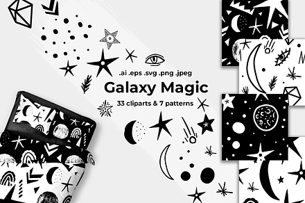 Cosmic seamless patterns with stars
