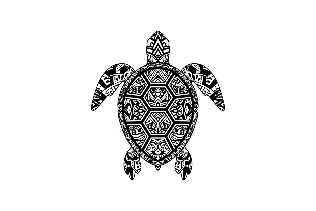 Mandala Sea Turtle SVG Bundle, an Illustration by yasushie (Photo 12 of 31)