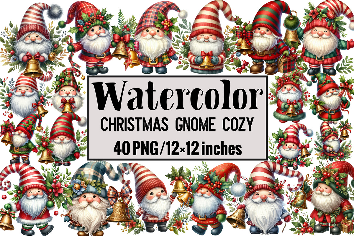 Christmas Gnome Cozy, an Illustration by Design Market (Photo 1 of 3)