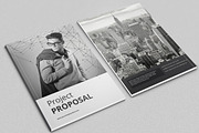 Black And White Proposal Project, a Brochure Template by feydesign (Thumbnail 1 of 5)