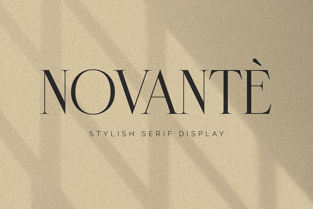 Novante | Display Serif