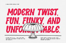 CandyPaint - Retro Groovy Font
