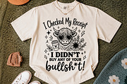 Retro Funny Receipt Quote SVG, an Animal Illustration by Libby Wishes (Thumbnail 2 of 4)
