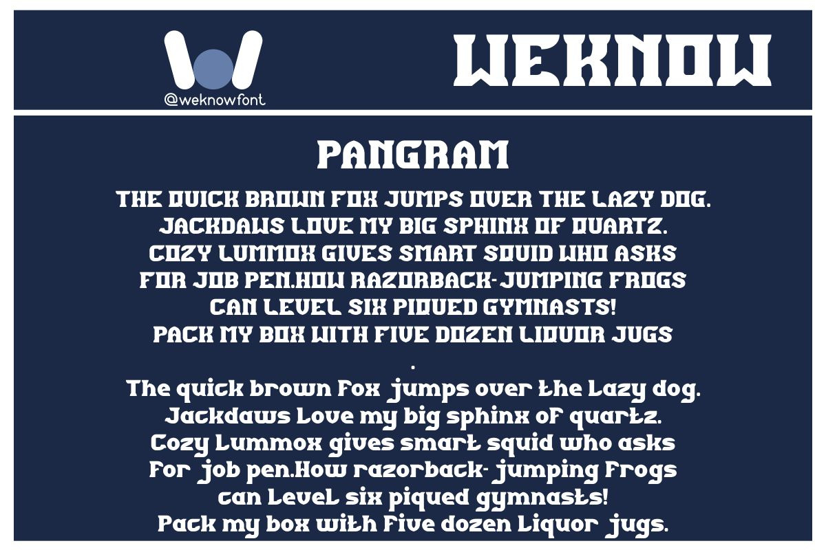 Unlimited Font, a Font by weknow (Photo 6 of 8)