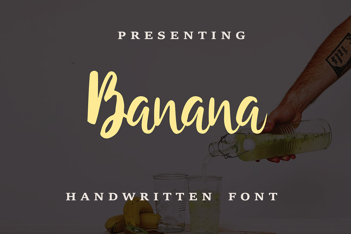Banana Handwritten Font