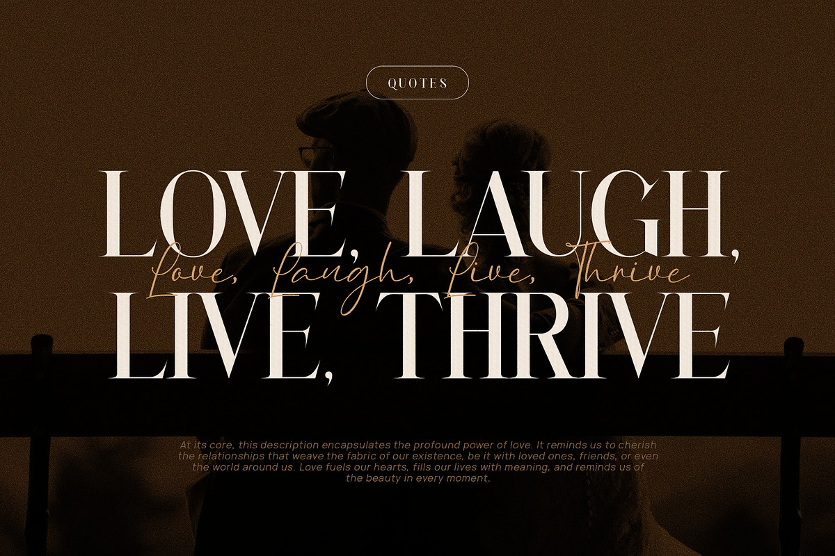 Hunter Elegant Serif Font Typeface, a Serif Font by Perfectype (Photo 2 of 7)