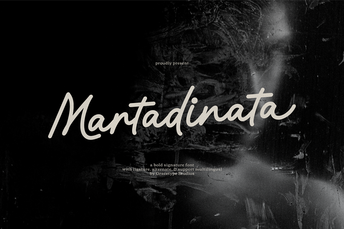 Martadinata | Bold Signature Font, a Script Font by gracetype_studio (Photo 1 of 12)