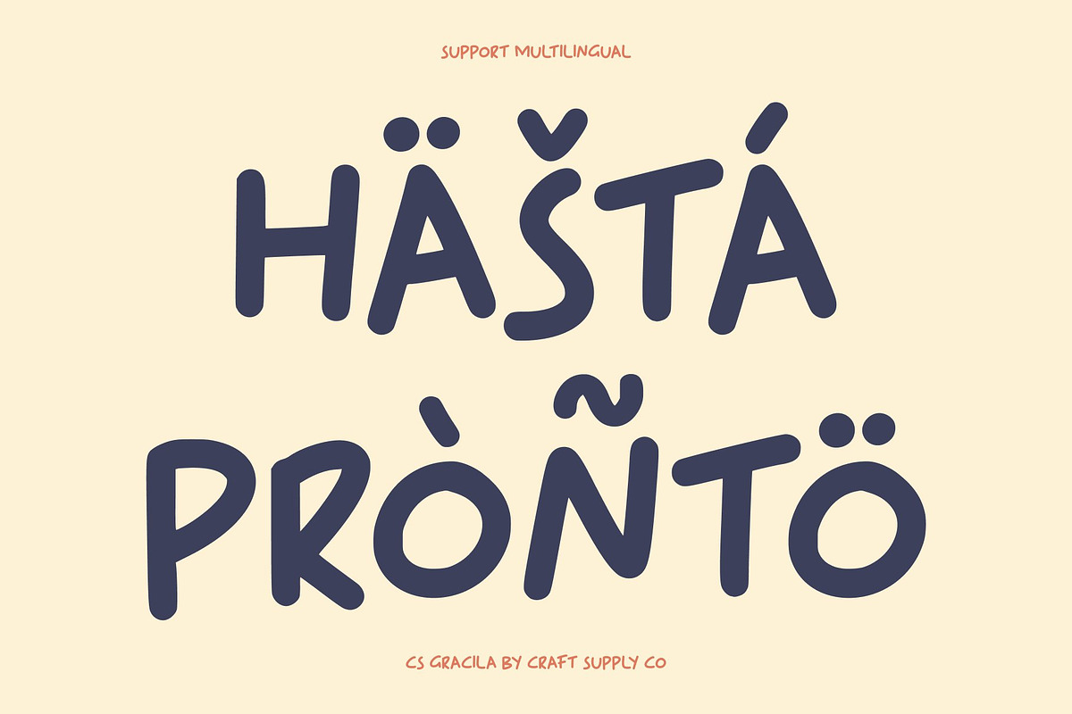CS Gracila – Playful Font, a Handwritten Font by Craft Supply Co. (Photo 6 of 8)