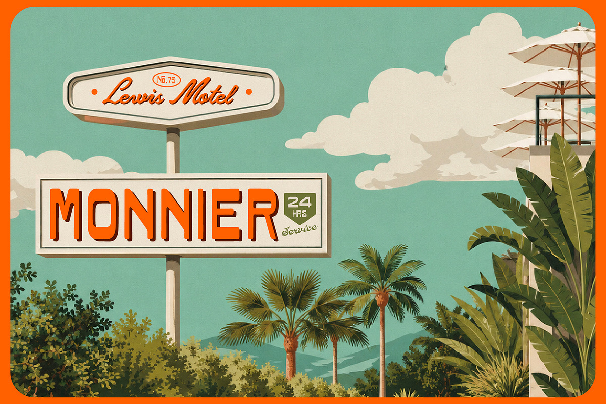 SEKAR — Retro Display Font, a Sans Serif Font by Any-Type® Foundry (Photo 8 of 8)
