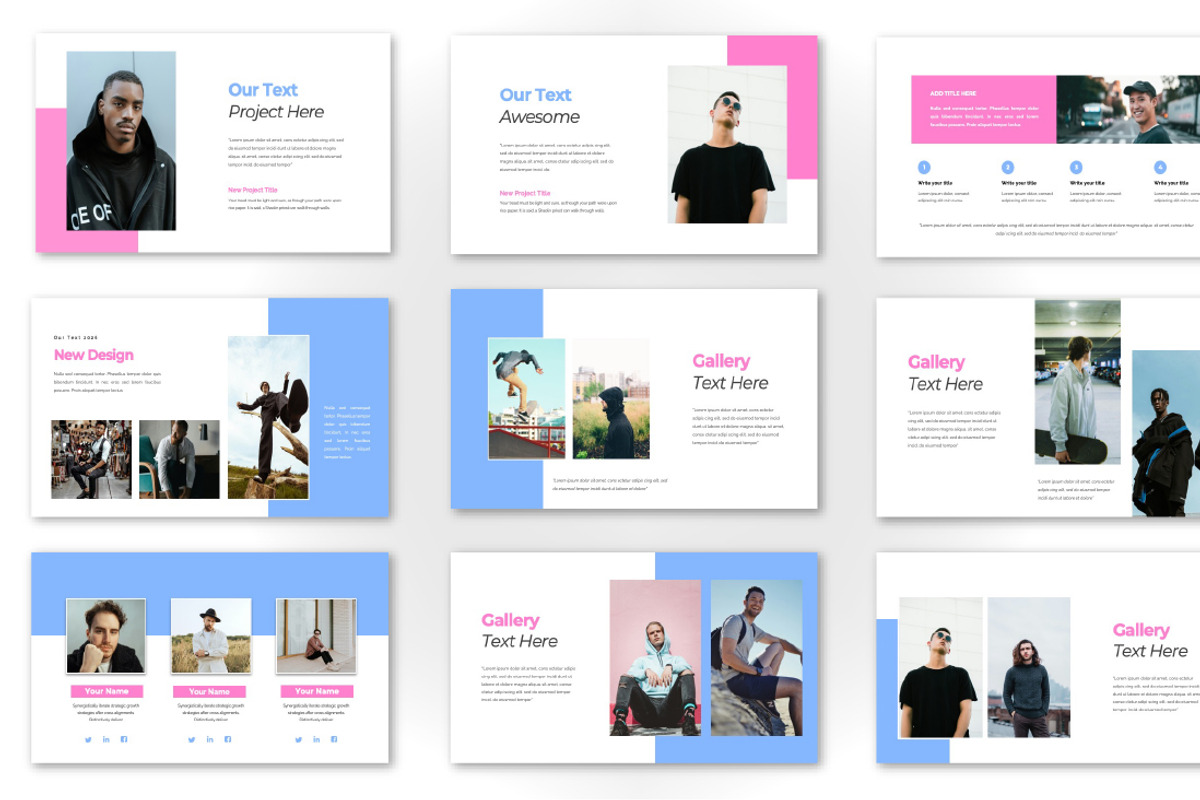 Consta Fashion PowerPoint, a Presentation Template by Overcloud (Photo 3 of 4)