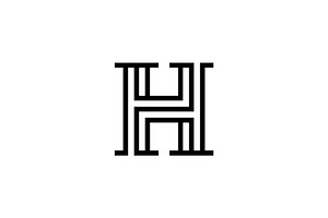 letter H logo