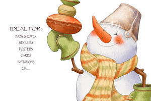 Snowmen Clipart