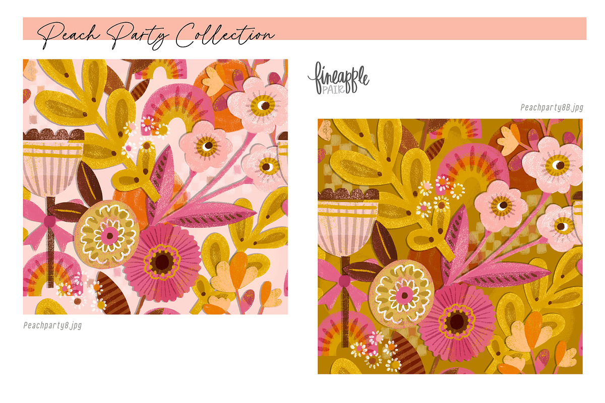 Whimsical Floral Pattern Bundle, a Pattern Graphic by FINEAPPLE (Photo 9 of 11)