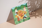 Friends at summer picnic, a Person Illustration by Good Studio (Thumbnail 4 of 4)