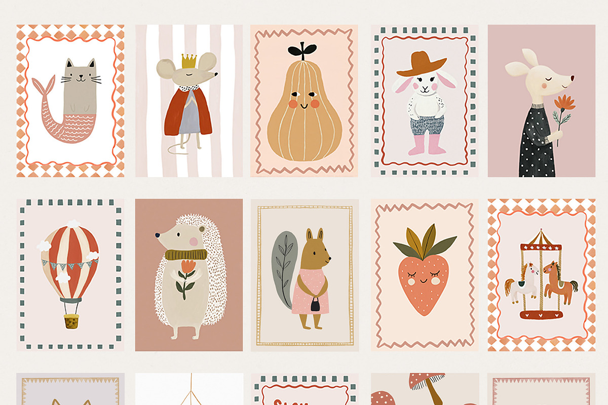 100 Nursery Prints - Made for Minis, a Background Graphic by Essentially Nomadic (Photo 7 of 12)