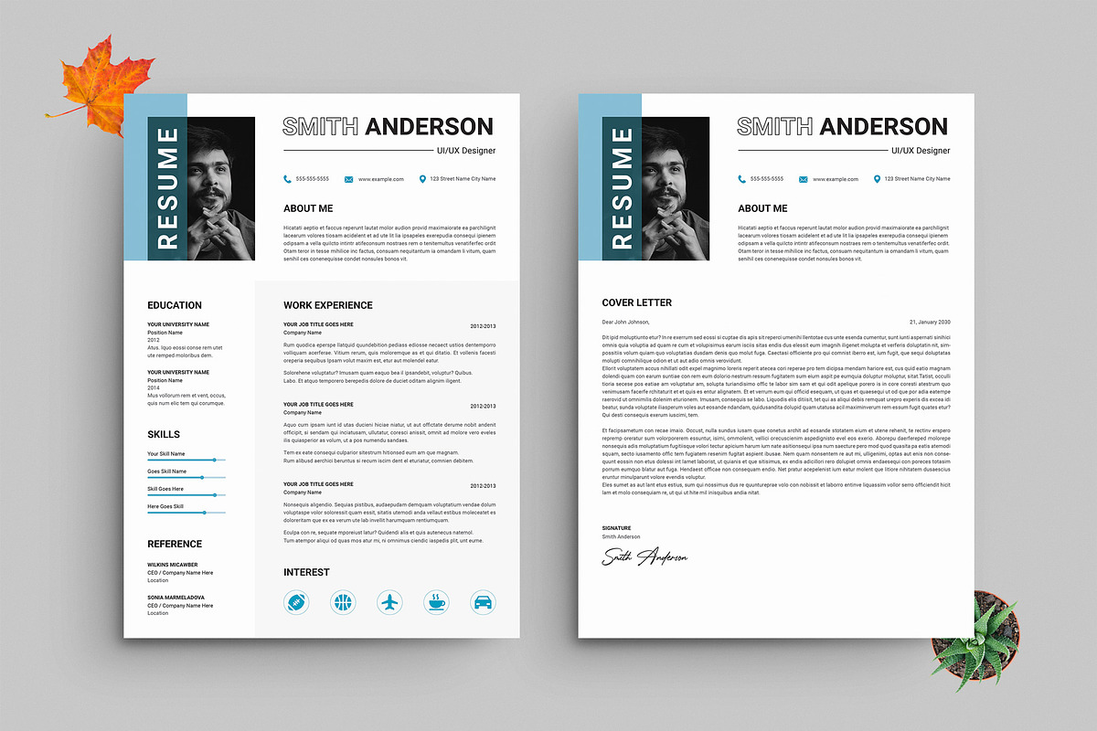 Modern Executive Resume Template |CV|