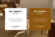 Regano Classic BlackLetter Font, a Blackletter Font by RantautypeStudio (Thumbnail 10 of 17)