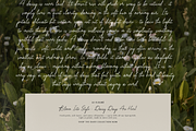Sekar Wangi Casual Handwritten Font, a Font by gracetype_studio (Thumbnail 9 of 12)