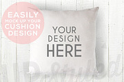 A167 Cushion Mock Up Stock Photo, a Product Mockup by UpStyled (Thumbnail 2 of 6)