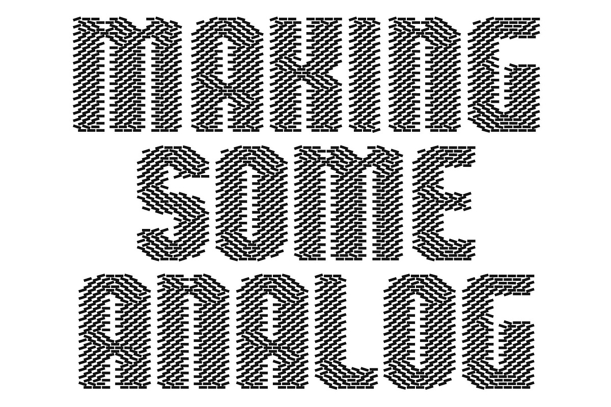 CS Avoid Bricks, a Sans Serif Font by Craft Supply Co. (Photo 2 of 8)