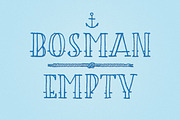 BOSMAN_empty, a Serif Font by Pan Cabaj (Thumbnail 1 of 3)