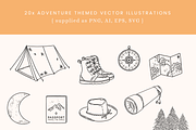 Adventure Vector Illustrations, an Illustration by Emma Webb Studio (Thumbnail 2 of 7)