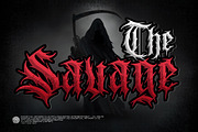 BONES Blackletters Gothic Display, a Blackletter Font by dansdesign (Thumbnail 7 of 8)