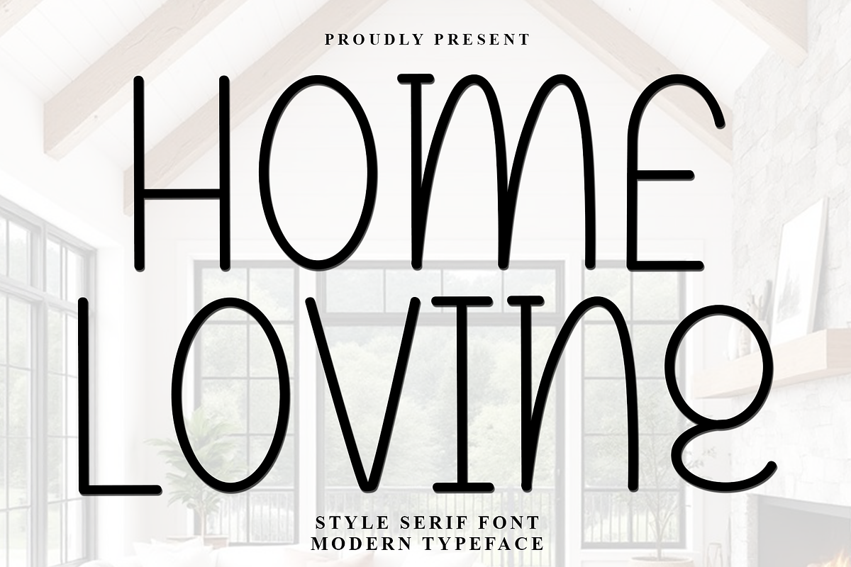 Home Loving, a Sans Serif Font by FreshTypeINK (Photo 1 of 7)
