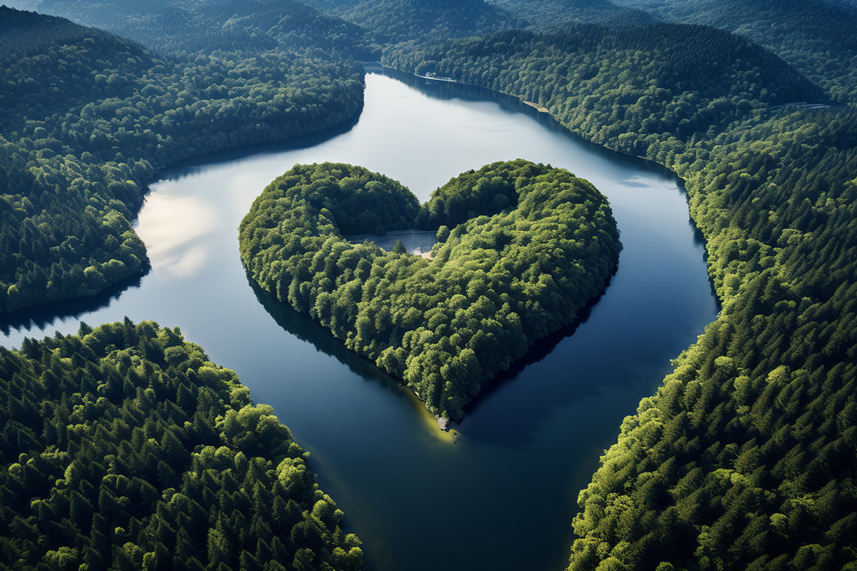 The Hearts of Nature - 23 images, a Decorative Illustration by Handmadefont (Photo 5 of 10)